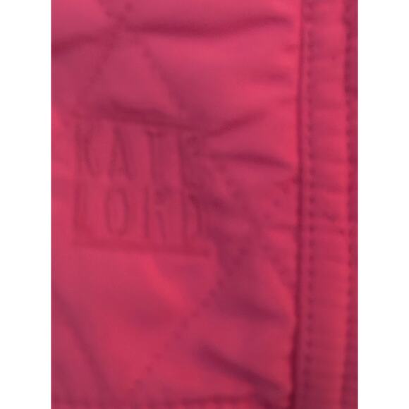 Kate Lord Whatley Quilted Vest Golf Zip & Snap Front Pockets M Adjustable Waist - Picture 4 of 9